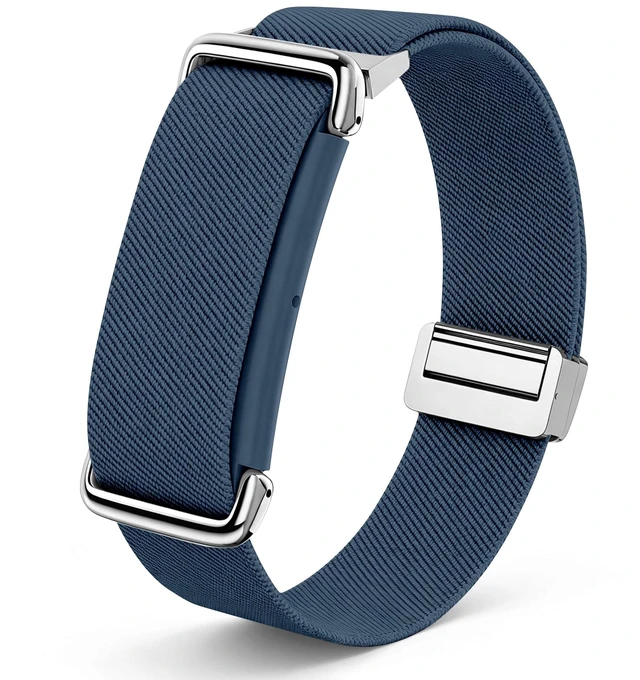 Main image of Magnetic Sport Nylon Band Compatible with Google Fitbit Air Active Band Magnetic Clasp Soft Stretchy Nylon Band for Women MenAdjustable Breathable Wristband Ultra-thin & Lightweight Replacement