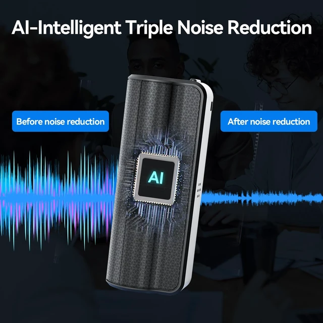 Alt view image 4 of 6 - 128GB Voice Recorder,500 Hours Continious Recording with Long Battery Life, Professional Noise Reduction, HD Recording for Meetings Lectures Interviews, Noise Cancellation, Voice Activation