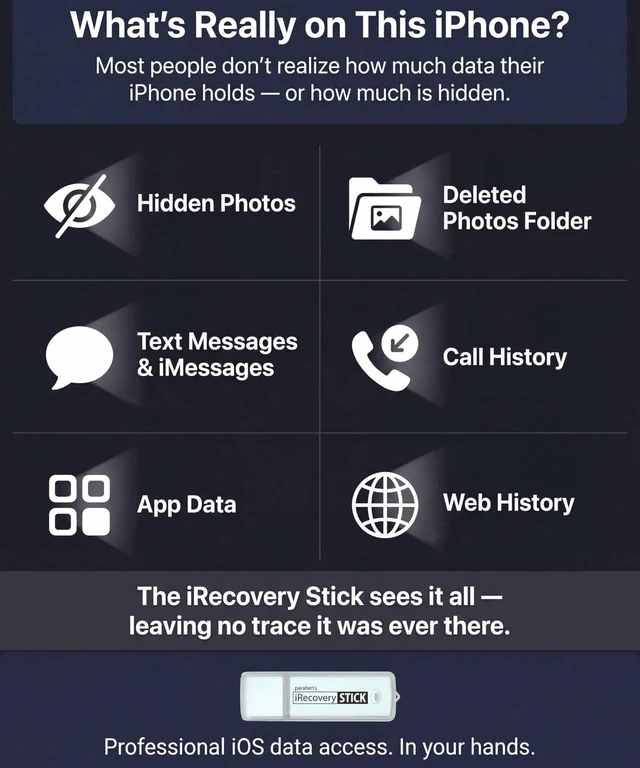 Alt view image 3 of 7 - iRecovery Stick - iPhone Recovery Stick for Data Extraction Tool Recovery stick for iPhone, phone recovery stick, extracts messages, contacts, photos, use