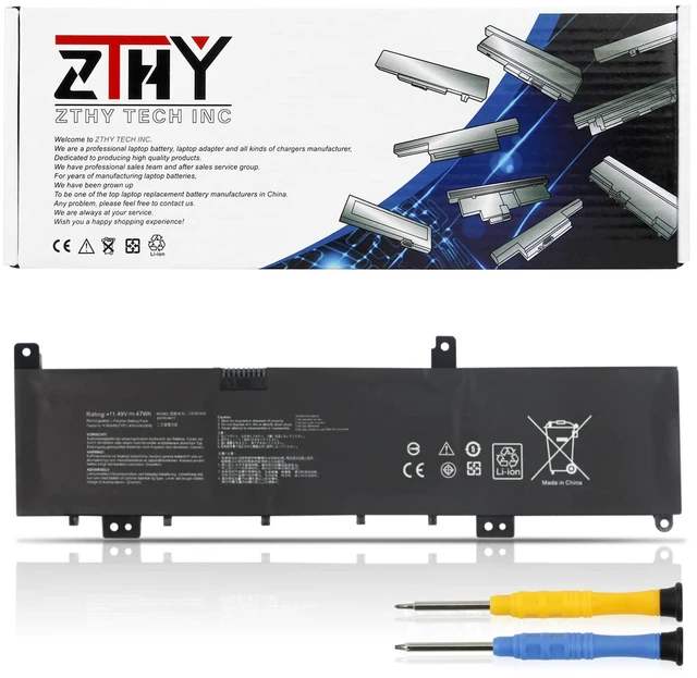 Main image of C31N1636 Battery Replacement for Asus VivoBook Pro 15 N580V N580VD N580VN N580GD NX580V NX580VD X580VD X580VN M580VD M580GD ZenBook Pro UX502VD Laptop Battery N580VD-DM651T 11.49V 47Wh 4165mAh