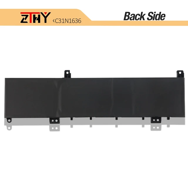 Alt view image 6 of 7 - C31N1636 Battery Replacement for Asus VivoBook Pro 15 N580V N580VD N580VN N580GD NX580V NX580VD X580VD X580VN M580VD M580GD ZenBook Pro UX502VD Laptop Battery N580VD-DM651T 11.49V 47Wh 4165mAh