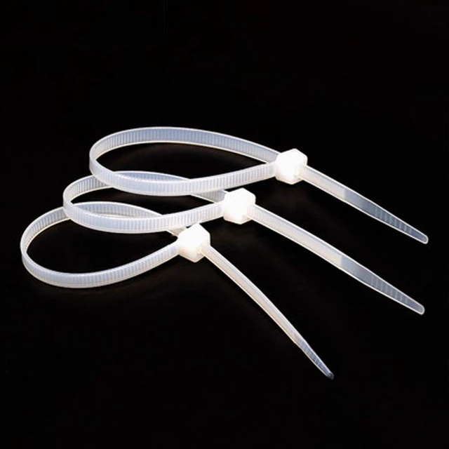 Alt view image 7 of 7 - White Zip Ties 8 Inch 1000 Pack, 40 lbs Nylon Cable Ties, Self Locking UV Resistant Wire Ties for Wreath Crafts, DIY, Decor, Indoor Outdoor, Home and Garden