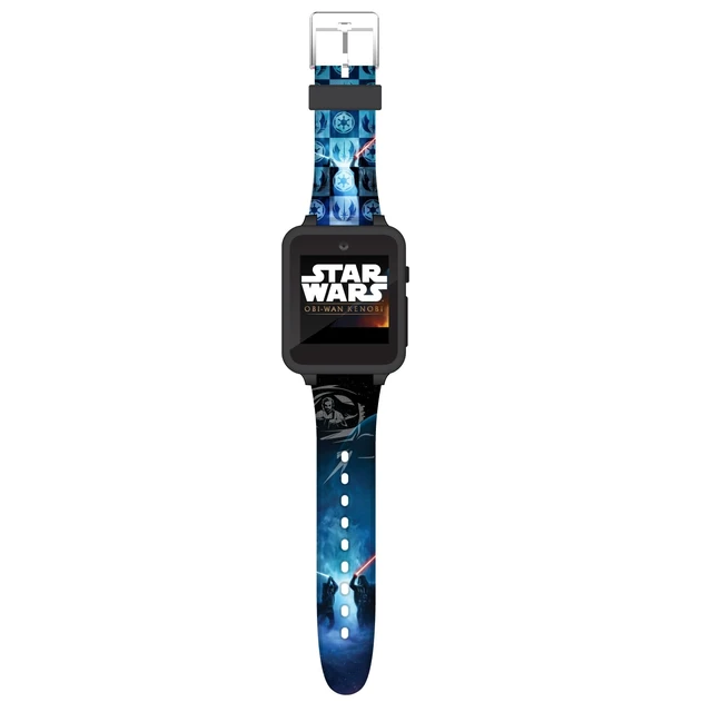 Alt view image 4 of 7 - Star Wars Kids Smartwatch with OBI-Wan Kenobi Design, 10 Clock Faces, Selfie Camera, Voice and Video Recorder, Step Counter, Calculator, Alarm, Fun Games, and 3 Wallpapers Fits Wrists 5.5"-8.0"