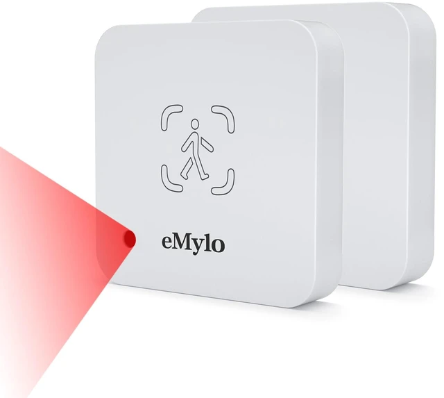 Main image of WiFi Presence Sensor Millimeter Wave Radar No Hub Motion Detector (2) 24/7 Human Presence and Motion Detection for Home or Business with mmWave Radar, App Monitoring(2.4 GHz Wi-Fi Required)