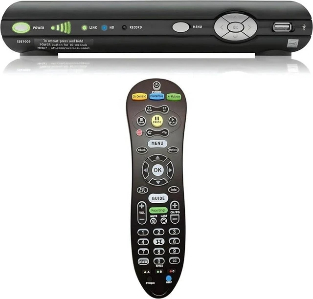 Alt view image 7 of 7 - S30-s1b Remote for ATT Uverse Remote Control Replacement Universal Remote Control, Replacement, Universal