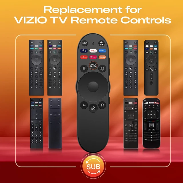Alt view image 3 of 7 - XRT270 Bluetooth Voice Remote for VIZIO Smart TV Remote Control, Universal Replacement for Vizio XRT260 XRT140 XRT136 FHD 4K QLED UHD Quantum Pro Smartcast D, E, M, P, V, PX Series Smart TVs