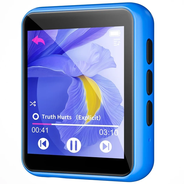 Main image of 32GB MP3 Player with Bluetooth, Portable High Fidelity Lossless Music Player, 1.8IN Full Touchscreen MP3 Player with Built-in Speaker, FM Radio, Recording, E-Book