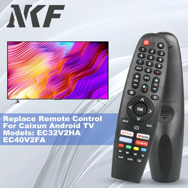 Alt view image 2 of 7 - EC32V2HA EC40V2FA Replace Remote Control for Caixun Android TV Remote and BLAUPUNKT, for SANSUI TV Remote and ARRQW