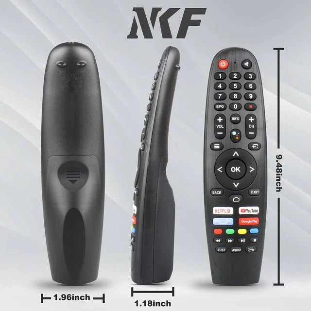 Alt view image 7 of 7 - EC32V2HA EC40V2FA Replace Remote Control for Caixun Android TV Remote and BLAUPUNKT, for SANSUI TV Remote and ARRQW