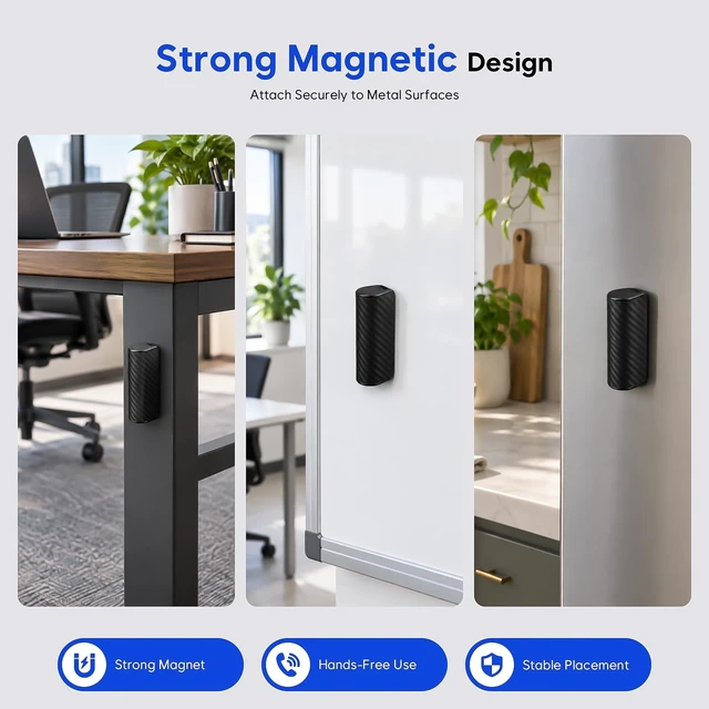 Alt view image 4 of 7 - 136GB Magnetic Voice Activated Recorder, 25Days Continuous Recording Device 9800Hours Recording Storage, AI Noise Reduction, Audio Recorder with OTG Playback, Digital Voice Recorder for Meetings/Class