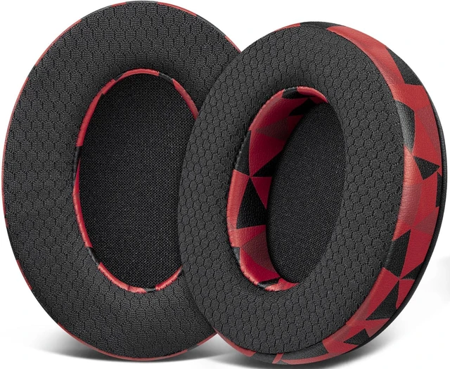 Main image of Mesh Earpads for HyperX Cloud (2/3/3S/1/Pro) - Red Storm Also for Cloud (Flight/Flight2/Stinger/Stinger2/Stinger 2 Core/Core), CloudX (Stinger/Flight) Headset