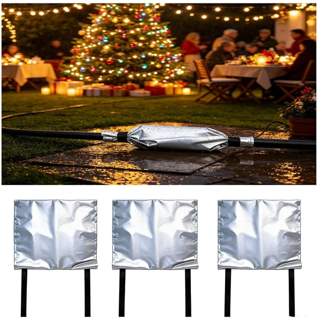 Main image of Outdoor Waterproof Extension Cord Cover,Rv Cord Protector Waterproof 3 Pack Silver,Uv-Resistant Outdoor Extension Cord Safety Cover for Rv Lawn Garden Holiday Decoration Light Plug