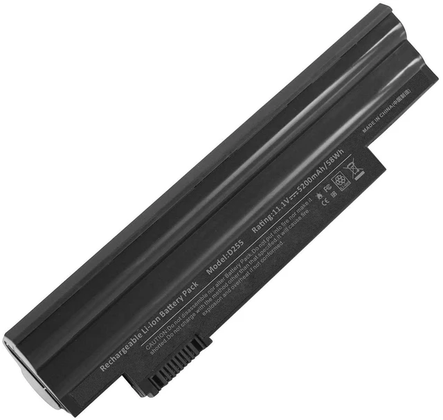 Main image of D255 Battery Replacement for Acer Aspire One D255 D257 D260 522 722 Al10a31 Al10b31 Al10g31 Bt.00603.114 LC.BTP00.129