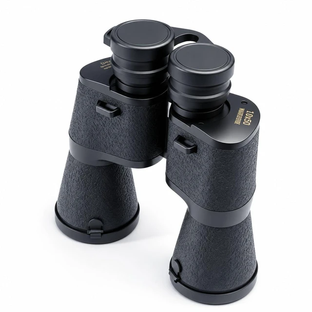 Alt view image 3 of 7 - 10x50 Porro Prism Binoculars for Adults, BAK4 FMC Optics, 20mm Large Eyepiece, Easy Focus, for Bird Watching, Concerts, Sports, Travel, Hiking, Teens 14+