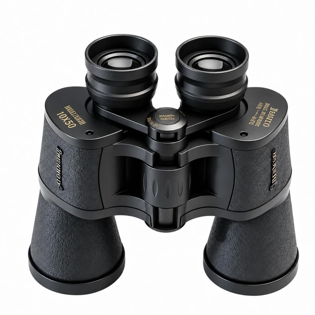 Main image of 10x50 Porro Prism Binoculars for Adults, BAK4 FMC Optics, 20mm Large Eyepiece, Easy Focus, for Bird Watching, Concerts, Sports, Travel, Hiking, Teens 14+
