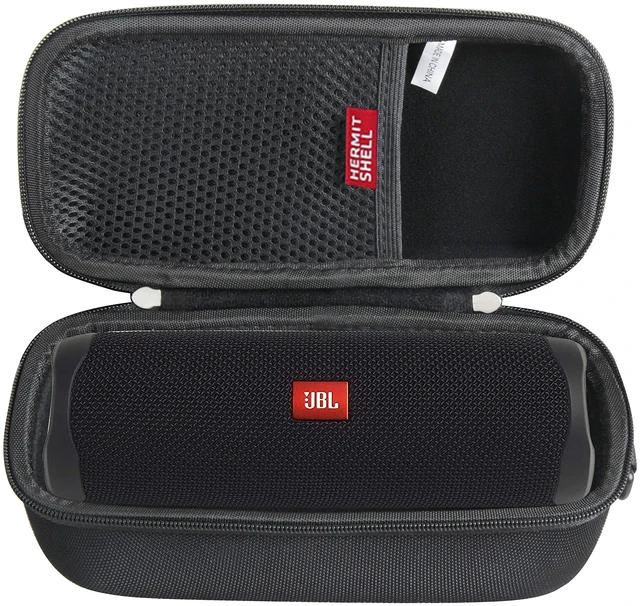 Main image of Hard Travel Case Fits JBL FLIP 5 / JBL FLIP 6 / JBL Flip 7 Waterproof Portable Bluetooth Speaker (Black)