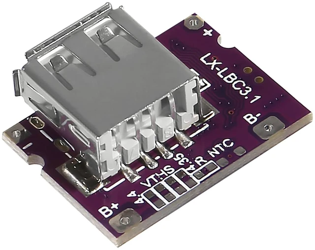 Alt view image 6 of 6 - 6PCS Type-C USB 5V 3.1A Boost Converter Step-Up Power Module IP5310 Mobile Power Bank Accessories with Switch LED Indicator