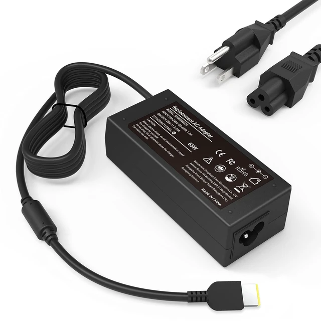 Main image of 65W Laptop Charger for Lenovo ThinkPad X1 X270 X240 X240S X250 T470 T450S T440 T440S T460S T460 T450 T440P T540P T470S T431S T560 T570 T550 E570 E560 E550 E540 G50-45 G50-80 Power Supply