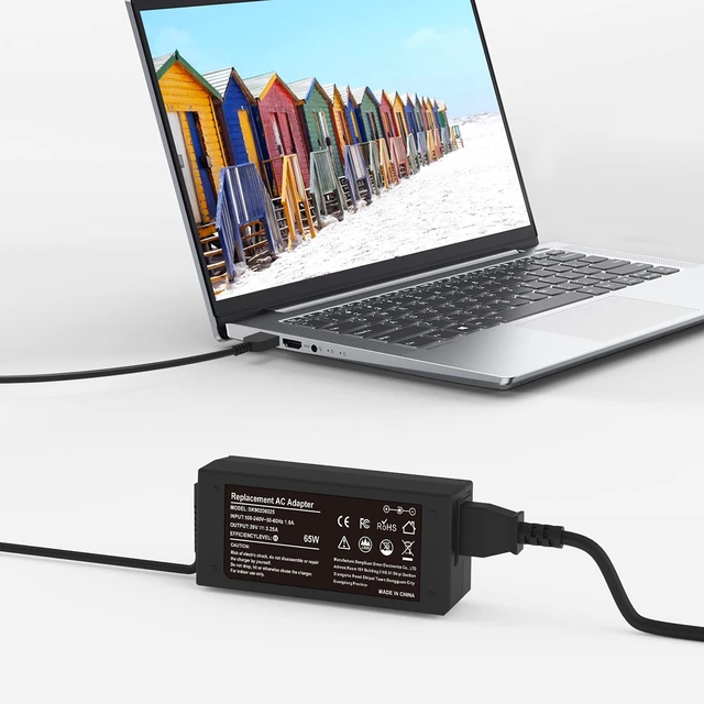 Alt view image 5 of 7 - 65W Laptop Charger for Lenovo ThinkPad X1 X270 X240 X240S X250 T470 T450S T440 T440S T460S T460 T450 T440P T540P T470S T431S T560 T570 T550 E570 E560 E550 E540 G50-45 G50-80 Power Supply