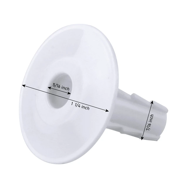 Alt view image 2 of 6 - Single Feed-Through Cable Bushings (White / 100 Pieces)