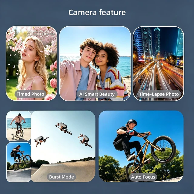 Alt view image 5 of 7 - 4K Vlogging Pocket Camera with 330° Rotating Lens & Face Tracking, Portable Pocket Digital Camera for YouTube TikTok with 128GB Card, Handheld Camera Tripod Carrying Bag (Pink)