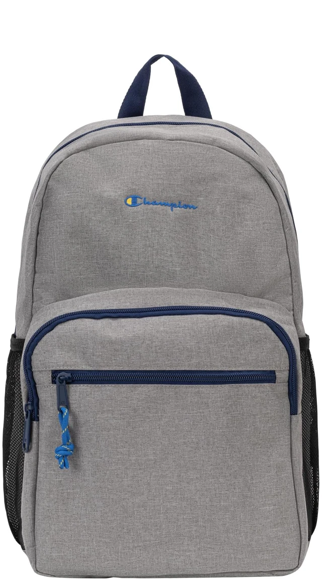 Main image of Phase Laptop Backpack, Light Heather Grey/Blue Depths, One Size Padded Adjustable Straps and Water Bottle Pockets