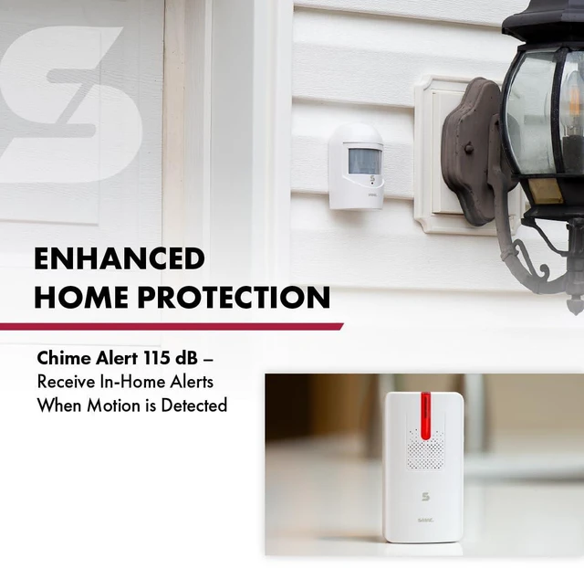 Alt view image 5 of 7 - Driveway Alert, Wireless Motion Detector Sensor System with Driveway Alert, Weatherproof for Outdoor Security