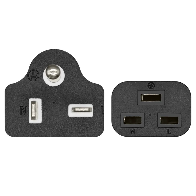 Alt view image 4 of 7 - 6FT NEMA 6-20P to IEC 320 C19 Heavy-Duty Power Cord 20A 250V, 12AWG 3-core copper SJT jacket, UL/ETL Listed, Server PDU UPS Power Cable, reinforced strain relief for data center