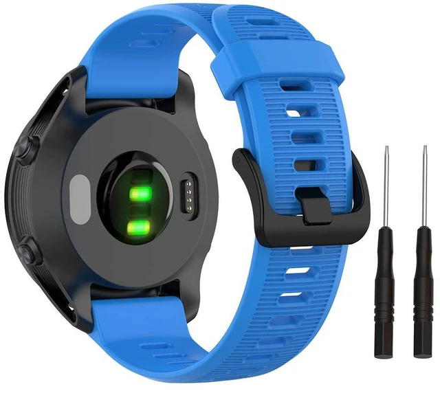 Main image of 22mm Watch Band for Garmin Forerunner 935/945/955/965/745/Fenix 5/6 Silicone Strap Compatible with Garmin Fenix 5 plus/Fenix 6 Pro/Approach S60 Smartwatch Replacement