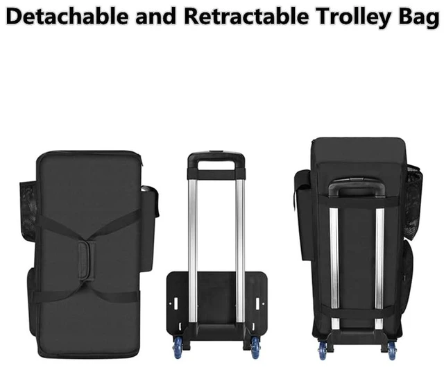 Alt view image 4 of 7 - Trolley Bag for JBL Partybox 110/PartyBox Club 120 Portable Party Speaker Case, Wireless Portable Speaker Storage Bag