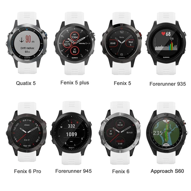 Alt view image 3 of 7 - 22mm Watch Band for Garmin Forerunner 935/945/955/965/745/Fenix 5/6 Silicone Strap Compatible with Garmin Fenix 5 plus/Fenix 6 Pro/Approach S60 Smartwatch Replacement