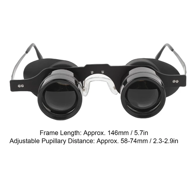 Alt view image 5 of 7 - Binocular Glasses, 10X HD Handsfree Telescope Opera Glasses with Adjustable Focus, Portable Binocular for Fishing, Bird Watching, Sports, Concert, Theater, Opera, TV, Sight