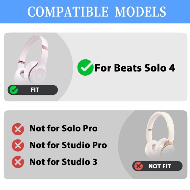 Alt view image 2 of 7 - Solo4 Headband Replacement for Beats Solo 4 Headphones-Cloud Pink Solo 4 Top Headband Head Band,Durable Parts Accessories,Not Easy To Break,As Same As OEM Repair Kit