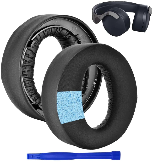 Main image of 1 Pair Cooling-Gel Ear Pads Replacement, Earpads Cushions for Sony PlayStation 5 Pulse PS5 3D Wireless Headset, with Noise Isolation Foam