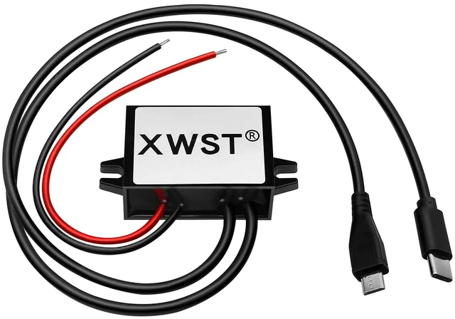 Main image of DC DC 8-85V to 5V USB Converter 12V 24V 36V 48V 60V 72V to 5V 3A 15W with Type C and USB Output Power Adapter Converter Voltage Buck Regulator,Step-Down Module,Waterproof Transformer
