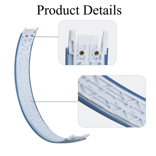 Alt view image 4 of 7 - Solo4 Headband Replacement for Beats Solo 4 Headphones-Slate Blue Solo 4 Top Headband Head Band,Durable Parts Accessories,Not Easy To Break,As Same As OEM Repair Kit
