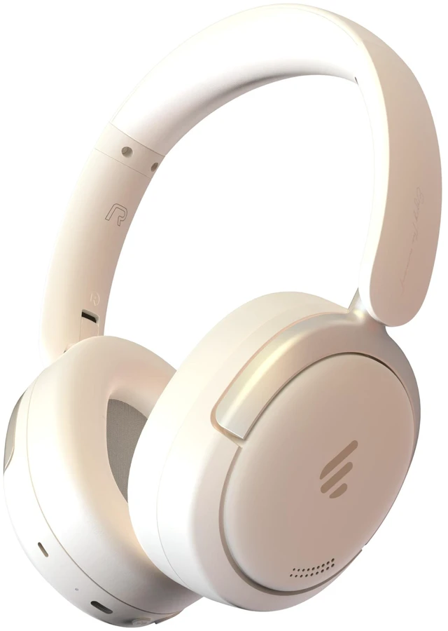 Main image of Atom Max Hybrid ANC Headphones, Hi-Res Audio, 45H Playtime, White