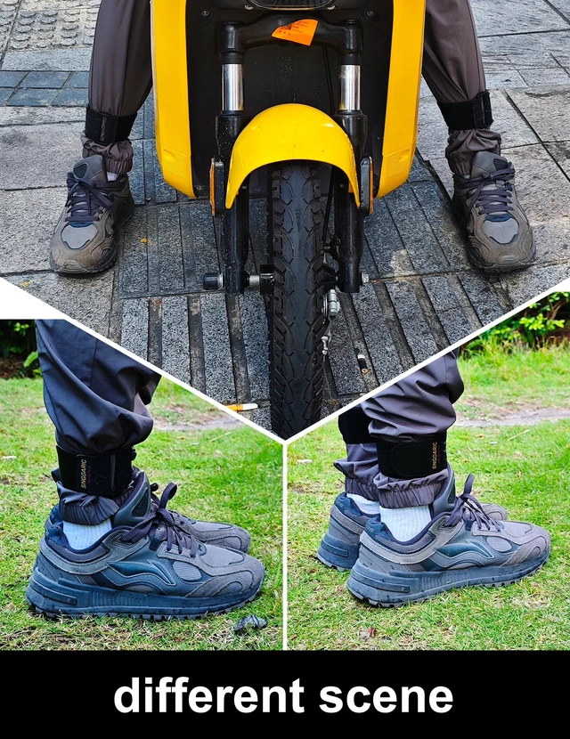 Alt view image 7 of 7 - Elastic Cinch Strap, 6 Pack, 18"x2" Anti-Slip Strips, Super-Stretch Storage Straps Whit Buckle, Extension Cord Management, Cable Storage,Hoses,Fixed Bike