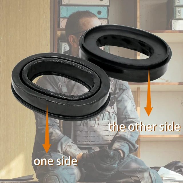 Alt view image 3 of 7 - Gel Earpads Compatible with Comtac Headsets Tactical Headsets,Gel Seal for Comta Ear Protection
