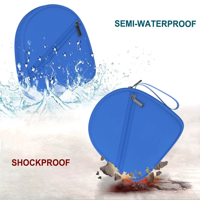 Alt view image 5 of 7 - Headphone Headset Case Bag Compatible with JBL & Soundcore Over-Ear - Blue Hard Shell Travel Bag Compatible with JBL 720BT/510BT/500BT, Soundcore Q20i/Q30/Q45, Sony, Bose, JLab, TOZO & More