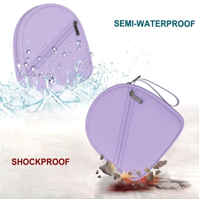 Alt view image 5 of 7 - Headphone Headset Case Bag Compatible with JBL & Soundcore Over-Ear- Purple Hard Shell Travel Bag Compatible with JBL 720BT/510BT/500BT, Soundcore Q20i/Q30/Q45, Sony, Bose, JLab, TOZO & More
