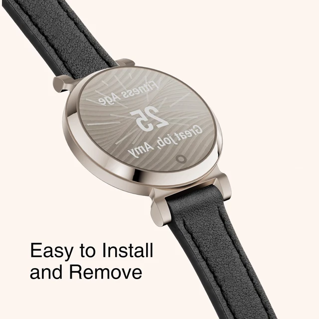 Alt view image 3 of 6 - Slim Leather Band for Women, Top Grain Genuine Leather Strap Thin Watch Wristband