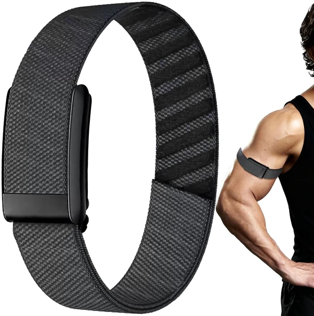 Main image of Nylon Sport Bicep Bands Compatible with Whoop 4.0/3.0 Band(Length 45cm) Stretchy Breathable Arm/Ankle Replacement Straps for Whoop Band 4.0, Adjustable Waterproof Bands for Men Women