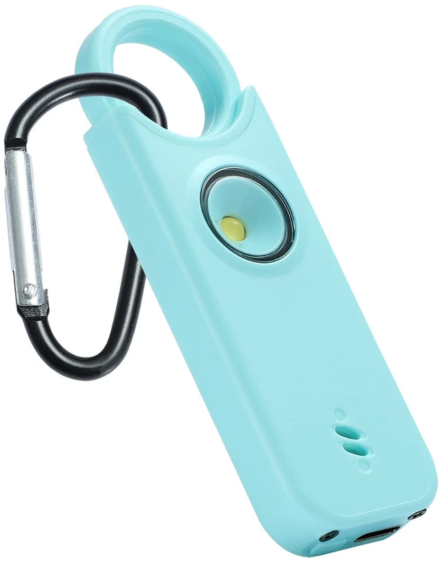 Main image of Personal Safety Alarm - 135dB Ultra Loud Siren with LED Strobe Light, USB-C Rechargeable, Compact Keychain Alarm for Women/Men, Emergency Flashlight & Vibration Alert(Blue)