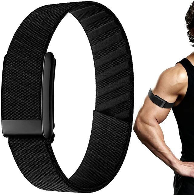 Main image of Nylon Sport Bicep Bands Compatible with Whoop 4.0/3.0 Band(Length 45cm) Stretchy Breathable Arm/Ankle Replacement Straps for Whoop Band 4.0, Adjustable Waterproof Bands for Men Women