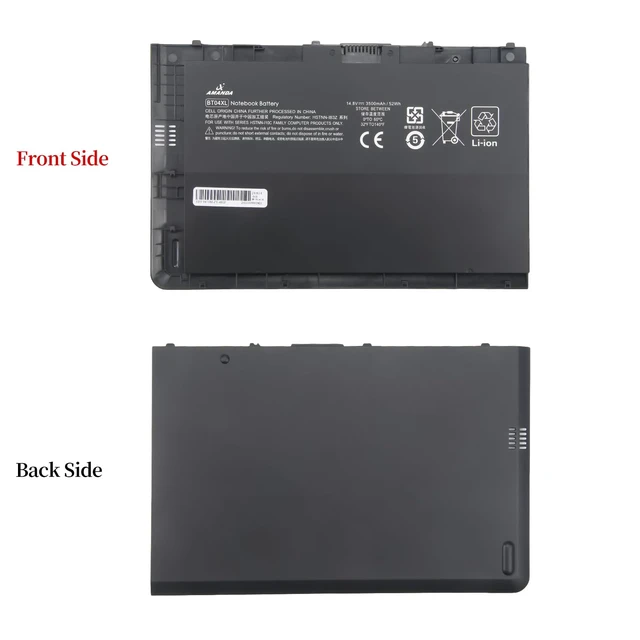 Alt view image 6 of 6 - BT04XL 9470M Notebook Battery for HP EliteBook Folio 9470 9480M for Ultrabook BA06 HSTNN-IB3Z HSTNN-I10C 687945-001 H4Q47AA 687517-241 HSTNN-DB3Z 687517-171 14.8V/52WH