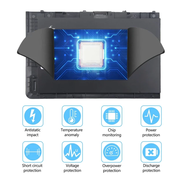 Alt view image 4 of 6 - BT04XL 9470M Notebook Battery for HP EliteBook Folio 9470 9480M for Ultrabook BA06 HSTNN-IB3Z HSTNN-I10C 687945-001 H4Q47AA 687517-241 HSTNN-DB3Z 687517-171 14.8V/52WH