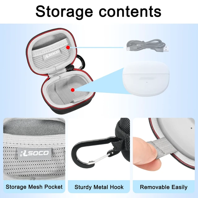 Alt view image 3 of 6 - Carrying Case for Bose Ultra Open Earbuds (Case Only)