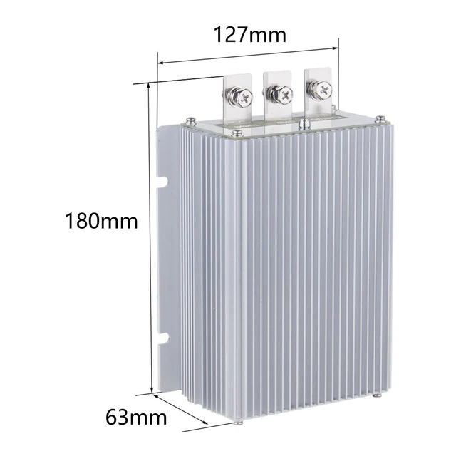 Alt view image 2 of 7 - Voltage Converter DC/DC 24V to 12V 60A 720W Converter Step Down, Waterproof IP68 Voltage Converter Regulator Transformer for Bus, Trucks, Taxi, Motor and Solar Generate Electricity