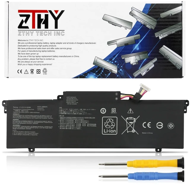 Main image of C31N1914 Laptop Battery for Asus ZenBook 14 UX425UG UM425QA UX435EA UX435EG UX425QA UM425UG Ultralight UX435EAL ExpertBook B7 Flip B7402 B7402F B7402FEA-L90074R B7402FEA-L90186R